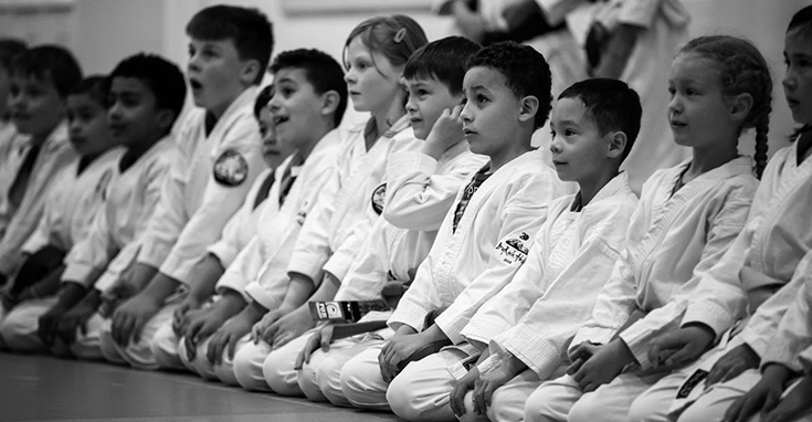 Bigrock Aikikai kids watching sensei